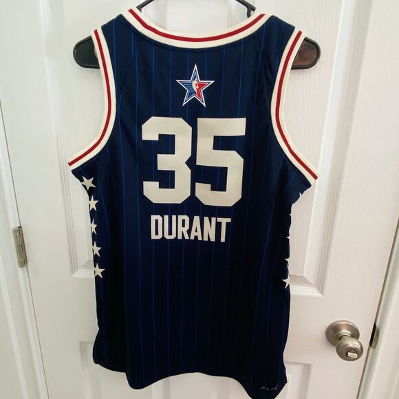 Kevin Durant Phoenix Suns Jersey 2024 Nike All Star Size 40 Small Blue Misprint